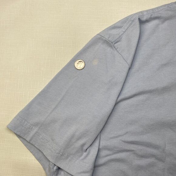 Taylor Swift METAL SKULL Light Blue Tshirt! Concert Tour Retro Merch Sz Large - Picture 12 of 13